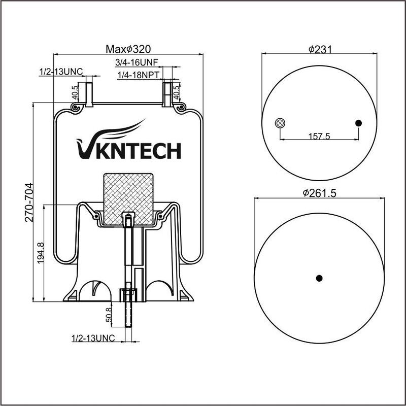 AIR SPRING WATSON&CHALIN AS-0057  TRIANGLE 8448 6373  Contitech 9 10-21 P 448  Firestone W01-358-9370 1T15M-11  Goodyear 1R12-440 1R12-503 REPLACE BY VKNTECH 1K9370