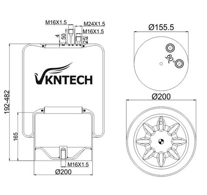 मर्सिडीज बेंज ए 942 के लिए ट्रक एयर स्प्रिंग320.50.21 Contitech 4390NP22 VKNTECH द्वारा प्रतिस्थापन 1K4122 मर्सिडीज बेंज एयर स्प्रिंग ATROS MP2 मर्सिडीज बेंज ए 942.320.50.21 Contitech 4390NP22