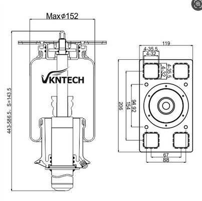 CABIN AIR SPRING INTERNATIOAL 3806428C91 को 1S3050 INTERNATIOAL 3806428C91 द्वारा बदला गया