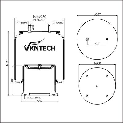 TRAILER AIR SPRING NEWAY 90557103 Contitech 11 10.5-22 S 750 Firestone W01-358-5505 1T19L-12 Goodyear 1R14-113 566283030 VKNTECH 1K5505 द्वारा प्रतिस्थापित